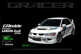 GReddy 03-05 Mitsubishi Evolution VIII Urethane Front Lip Spoiler  **Must Ask/Call to Order**