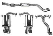 Load image into Gallery viewer, Invidia 15+ Subaru STI 4Dr Q300 Single Layer Titanium Burnt Quad Tip Cat-Back Exhaust