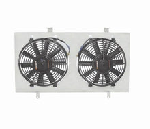 Load image into Gallery viewer, Mishimoto aluminum fan shroud kit for 1989-1994 Nissan 240SX with KA engine, includes radiator fan and shroud components.
