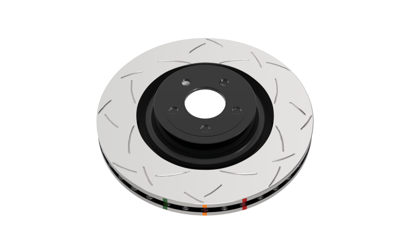 DBA 09+ Nissan 370Z and Infiniti G37 Sport front slotted brake rotor, 4000 Series, with detailed slotted design for enhanced braking.