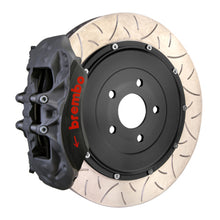 Load image into Gallery viewer, Brembo Corvette C8 PISTA front race brake kit with forged 2-piece 380x35x53mm rotor, black T3-slotted performance brake rotor