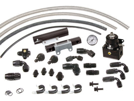 Aeromotive 04-14 Subaru WRX / 07-14 Subaru STI Top Feed Fuel Rail Kit - Black