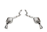 Corsa 2024-2025 Ford Mustang GT Sport Axle-Back Dual Rear Exit with 4.5in Polished Pro-Series Tips