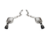 Corsa 2024+ Ford Mustang GT Sport Axle-Back Dual Rear Exit with 4.5in Black PVD Pro-Series Tips