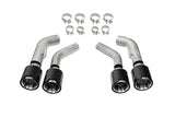 Corsa 2016-2024 Chevrolet Camaro SS / ZL1 Carbon Fiber 4.5in Twin Tip Kit