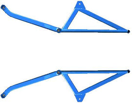 Cusco Power Brace Floor Rear Side CZ4A Evo 10