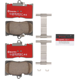 Brembo OE Xtra Ceramic Brake Pad for 2011+ Lexus GS and 2009+ Lexus IS C front, high-performance OE brake pads with detailed friction material
