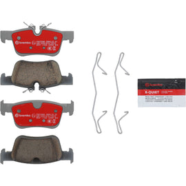 Brembo OE Xtra Ceramic Brake Pads for rear of Volvo S60 III 2019+ and XC60 II 2017+ shown in image
