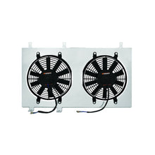 Load image into Gallery viewer, Mishimoto aluminum fan shroud kit for 1990-1997 Toyota MR2, includes fan shroud and mounting components for cooling system upgrade.