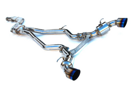 Invidia 2019+ Toyota Supra Dual N1 w/ Valve Single Layer Titanium Tip Cat-back Exhaust