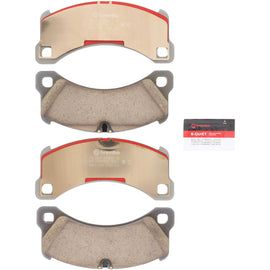 Brembo OE front ceramic brake pads for Porsche Cayenne 2010-2018, model 92A, showing the brake pad set with branding.