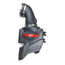 Injen Evolution Cold Air Intake for BMW M3 3.2L E46, showing the sleek intake system with air filters and ducting.