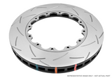 DBA 08-15 Mitsubishi Lancer Evo X T3 5000 Series Front Slotted Rotor w/NAS Nuts