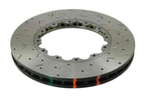 DBA 2004 WRX STi (5x100) Front Cross Drilled & Slotted 5000 Series Replacement Rotor Rings