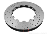 DBA 2008 Porsche Cayenne Front 5000 Series Drilled Ring
