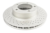 DBA 05-06 Porsche Boxster S (w/Iron Rotor) Coupe Front Right En-Shield OE Drilled Rotor