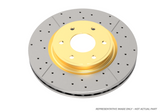 DBA 05-18 Porsche Cayenne Rear Street Drilled & Slotted Rotor