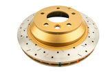 DBA 06-15 Audi Q7 Rear Drilled & Slotted 4000 Series Rotor
