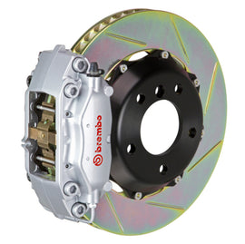 Brembo 16+ Miata MX-5 ND front performance slotted GT brake kit with 4-piston cast silver rotor and two-piece 328x28mm design