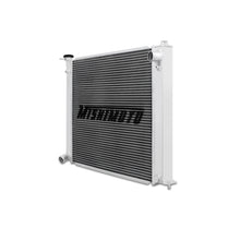 Load image into Gallery viewer, Mishimoto aluminum radiator for 1990-1996 Nissan 300ZX Turbo, manual transmission, with core and side tanks visible.