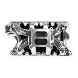 Edelbrock RPM Air-Gap Small Block Ford 351W Intake Manifold - Chrome Plasma Finish
