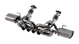 Borla catback exhaust system for Chevrolet Corvette C8 Z06 5.5L V8, featuring dual tips and a sleek metallic finish.