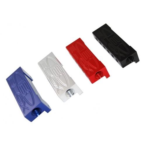 BLOX Racing 6-Port Billet Aluminum Black Universal with Fittings and Plugs