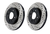 StopTech 03-05 VW Golf GTi (vented rear discs) Drilled Right Rear Rotor