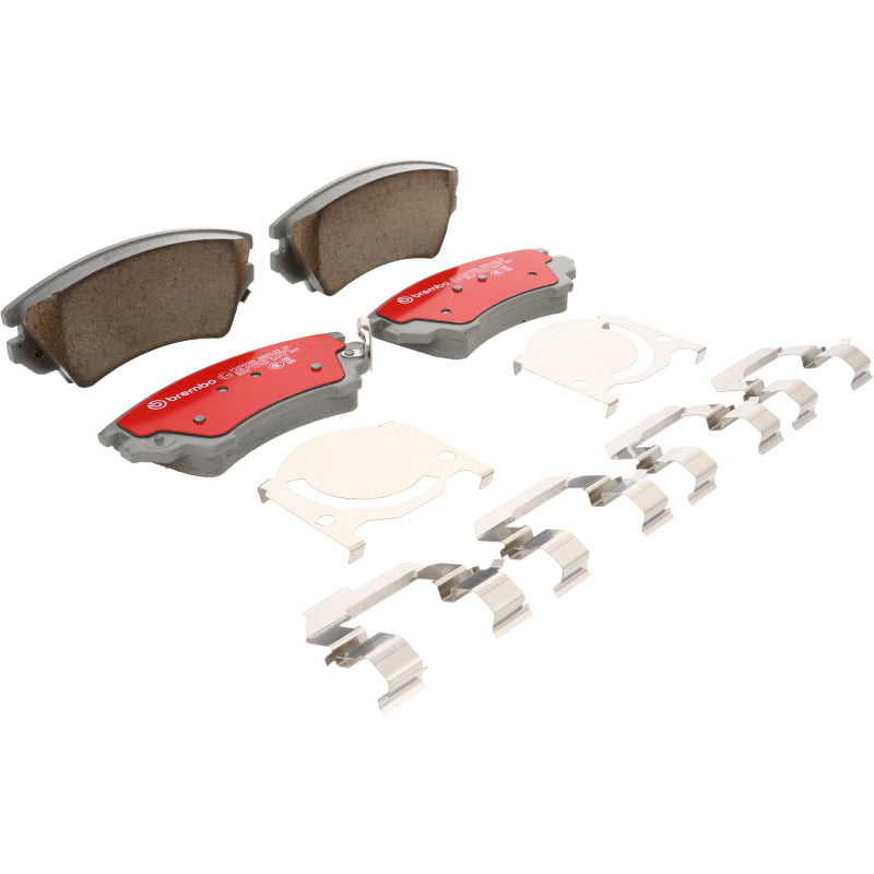 Brembo OE front ceramic brake pads for Chevrolet Camaro 2009-2015, designed for reliable stopping power and OE performance