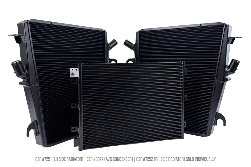 CSF 09-15 Ferrari 458 High Performance All Aluminum Radiator - Left