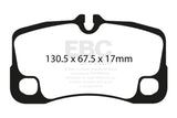 EBC 07-09 Porsche 911 (997) Greenstuff Rear Brake Pads