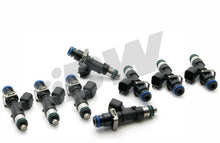 Load image into Gallery viewer, DeatschWerks 85-04 Mustang GT, Corvette LS1, Firebird 95lb/hr fuel injector set for 8-cylinder engines, show detailed injectors.