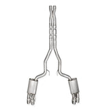 Stainless Works 2024 Mustang GT Catback Quad Tips Legend Sound X-Pipe Factory Connect Exhaust