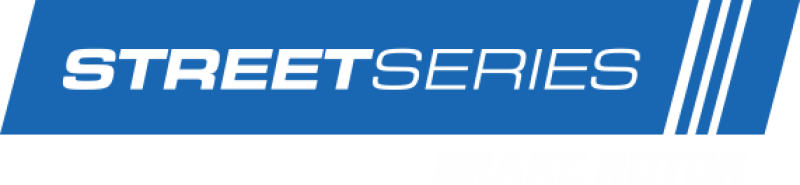 DBA rear slotted street series brake rotor for Subaru WRX STI and BRZ with performance package, showing vented slotted surface