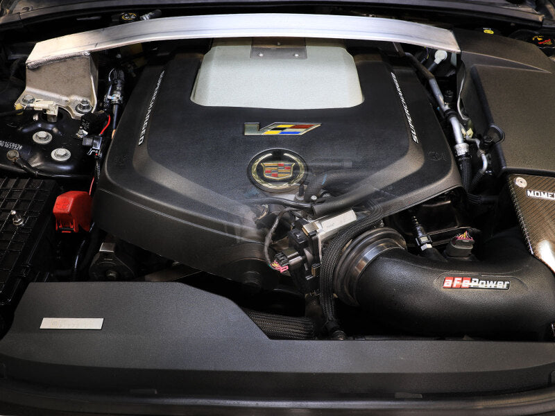 aFe POWER 09-13 Chevrolet Silverado 1500 V8 5.3L/6.2L 92mm throttle body installed on engine, showcasing durable automotive component