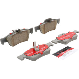 Brembo OE ceramic rear brake pads for Mercedes-Benz E-Class W212, showing the brake pad with detailed friction surface.