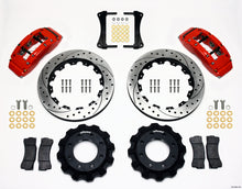 Load image into Gallery viewer, Wilwood TC6R front big brake kit with 16-inch drilled red rotors for 1999-2014 GM Truck/SUV 1500 models.