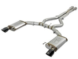 aFe MACH Force XP 3in 304 SS Cat-Back Exhausts w/ Black Tips 15-17 Ford Mustang GT V8-5.0L/V6-3.7L