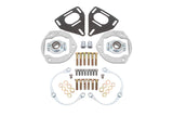 BMR 16-24 Chevy Camaro Caster Camber Plates - Black Hammertone