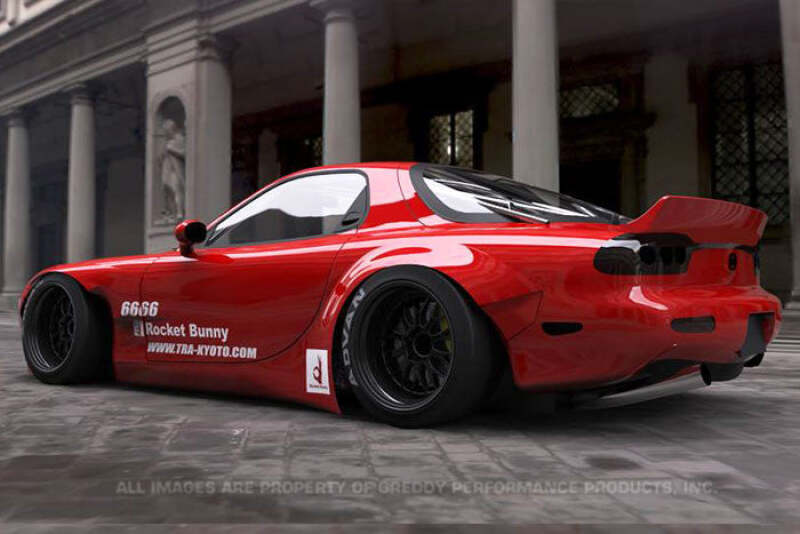 GReddy X Rocket Bunny FD3S V2 Rear Over-Fenders (S/O 8-12 Wks No Cancel)