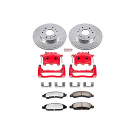 PowerStop front Z36 truck and tow brake kit for 2015-2020 GMC Yukon XL, featuring brake calipers and performance components.