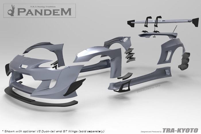 GReddy Diffusers GReddy Scion FR-S Pandem Wide Body V3 Rear Diffuser