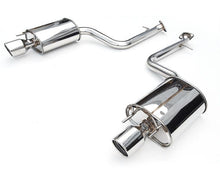 Load image into Gallery viewer, Invidia 15+ Subaru WRX/STI 4Dr Q300 Twin Outlet Rolled Titanium Burnt Quad Tip Cat-Back Exhaust