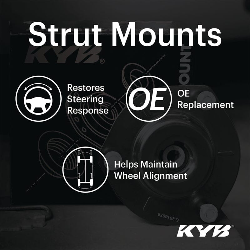 KYB Shock Mounts & Camber Plates KYB Shocks & Struts Strut Mounts Front SAAB 9-2X 2005-06 SUBARU Baja 2003-06 SUBARU Forester 1998-08