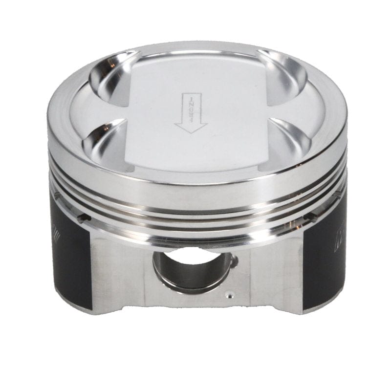 Manley Performance Piston Sets - Forged - 4cyl Manley 03-06 Evo VII/IX 4G63T 85.5mm +.5mm Oversize Bore 10.0/10.5:1 Dish Piston Set with Rings
