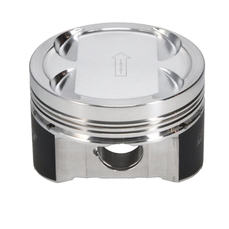 Manley Performance Piston Sets - Forged - 4cyl Manley 03-06 Evo VII/IX 4G63T 85.5mm +.5mm Oversize Bore 10.0/10.5:1 Dish Piston Set with Rings