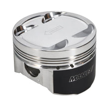 Load image into Gallery viewer, Manley Performance Piston Sets - Forged - 4cyl Manley 03-06 Evo VII/IX 4G63T 86.5mm +1.5mm Oversize Bore 10.0/10.5:1 Dish Piston Set with Rings