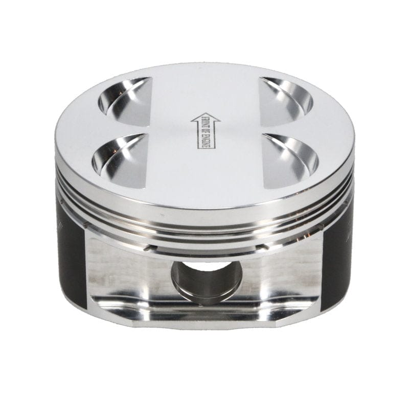 Manley Performance Piston Sets - Forged - 4cyl Manley 04+ Subaru WRX STi (EJ257) 75mm DE-STROKED 100mm +.5mm Bore 9.8:1 Dish Piston Set w/ Rings