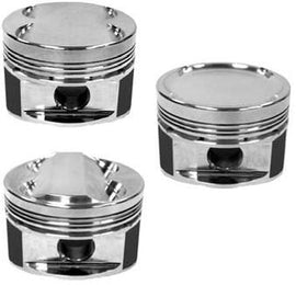 Manley Performance Piston Sets - Forged - 4cyl Manley 04+ Subaru WRX STi (EJ257) 75mm DE-STROKED 99.5mm STD Bore 8.5:1 Dish Piston Set with Rings