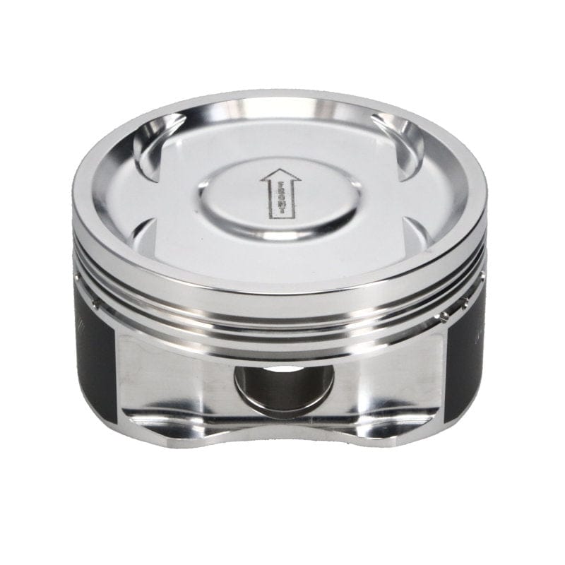 Manley Performance Piston Sets - Forged - 4cyl Manley 04+ Subaru WRX STi (EJ257) 75mm DE-STROKED 99.5mm STD Bore 8.5:1 Dish Piston Set with Rings